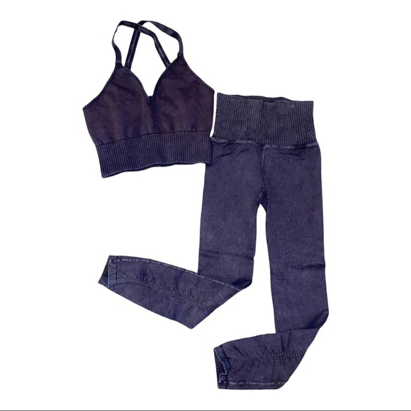 NEW Free People Movement Good Karma Bra Top & Leggings Set - Picture 6 of 8